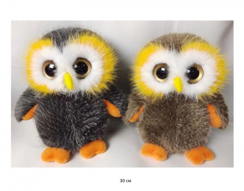 им Сова арт. YE25510-10/209111 Цвета микс пушистая 30 см в пак.) им Сова арт. YE25510-10/209111 Цвета микс пушистая 30 см в пак.)