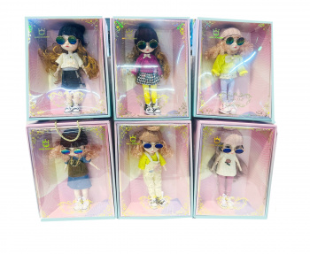 Кукла арт. 34442-1 Модница в солнечных очках в ассортименте в кор.•