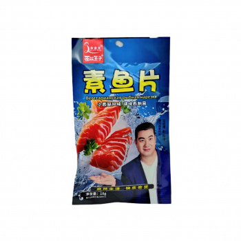 Соевое мясо арт. 760658 Пшеничная нарезка Лосось в соусе 18 г 30 шт. упаковка;/ Соевое мясо арт. 760658 Пшеничная нарезка Лосось в соусе 18 г 30 шт. упаковка;/