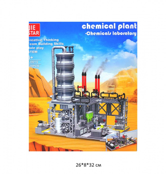 Конструктор арт. JIEX-JJ9015/JJ9015 Химическая лаборатория 728 дет. в кор._