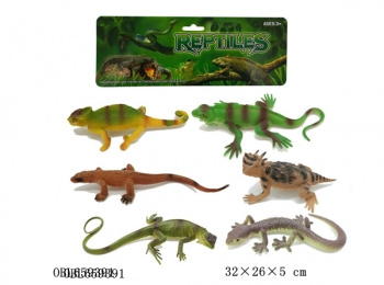 Набор животных арт. 006 X" Рептилии в пакете
