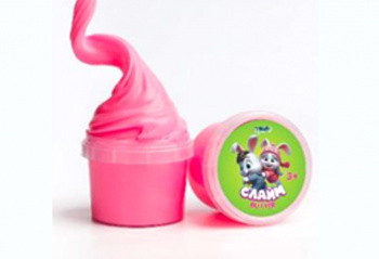 Слайм "Стекло", 65 гр, серия Butter, розовый цвет