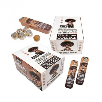 Конфета арт. 770523-1/770516 Леденец для горла с вит.С вкус "Кофе" 12,5 г 20 шт. в коричневой кор.'