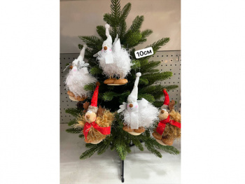 Игрушка-подвеска арт. 5369-601 Олень пушистый цвета микс 10/15 см в пак. Игрушка-подвеска арт. 5369-601 Олень пушистый цвета микс 10/15 см в пак.