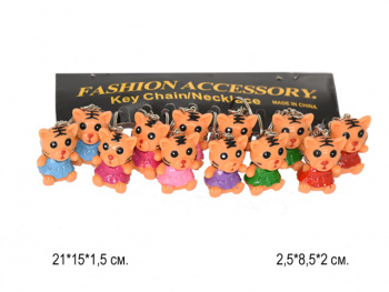 Брелок арт. 402700 Тигр девочка пластик 12 шт. в пак. Брелок арт. 402700 Тигр девочка пластик 12 шт. в пак.