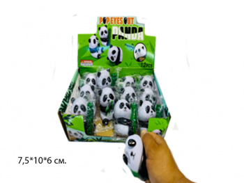 Антистресс арт. 2023-12 Панда в пак. (12 шт.) шоубокс• Антистресс арт. 2023-12 Панда в пак. (12 шт.) шоубокс•