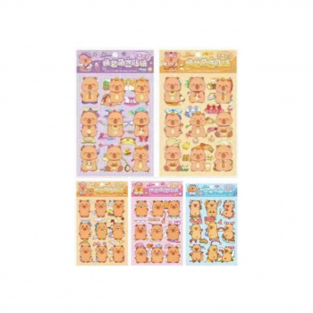 Наклейки арт. TTL-002-1-802 Набор "Капибара" 12*19 см в ассортименте 20 листов в пак. Наклейки арт. TTL-002-1-802 Набор "Капибара" 12*19 см в ассортименте 20 листов в пак.