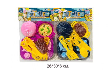 Набор посуды арт. KD017 С продуктами и с едой в пак.• Набор посуды арт. KD017 С продуктами и с едой в пак.•