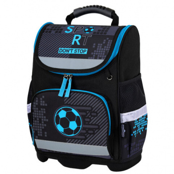 Ранец ЮНЛАНДИЯ WISE, 1 отделение, 3 кармана, устойчивое дно, "Sport game", 37x29х15 см, 272072 Ранец ЮНЛАНДИЯ WISE, 1 отделение, 3 кармана, устойчивое дно, "Sport game", 37x29х15 см, 272072