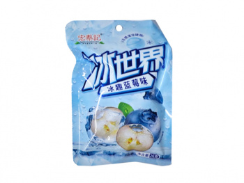 Конфета арт. 32927/32804 Карамель вкус черника 20 шт. упаковка