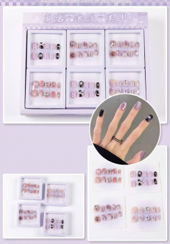 Набор для маникюра арт. CDJ-2524-209 Ногти накладные ассорти 1шт. в кор. (12шт.) упаковка