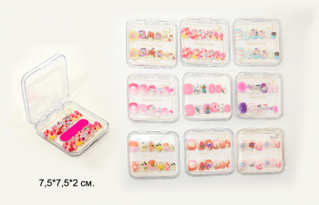 Набор для маникюра арт. 002-805 Ногти накладные яркие короткие в ассортименте 1шт. в кор. (24 шт.) Набор для маникюра арт. 002-805 Ногти накладные яркие короткие в ассортименте 1шт. в кор. (24 шт.)