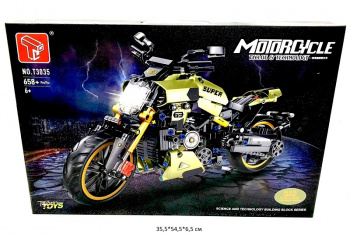 Конструктор арт. T3035 Мотоцикл 658 дет. в кор._