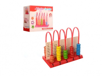 Деревянная игрушка арт. 6131 Счеты Абакус дуга в кор.=