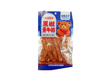 Соевое мясо арт. 948537 Пшеничные жгутики Стейк с черным перцем "Мишка" 72 г 10 шт. упаковка, Соевое мясо арт. 948537 Пшеничные жгутики Стейк с черным перцем "Мишка" 72 г 10 шт. упаковка,