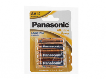 Батарейка Panasonic Alkaline Power LR6/АА BL4 до 2030 г. (М) (48/1440)