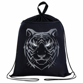 Мешок для обуви BRAUBERG, с петлёй, карман на молнии, 47х37 см, "Tiger", 271610 (в упаковке 3 шт.) Мешок для обуви BRAUBERG, с петлёй, карман на молнии, 47х37 см, "Tiger", 271610 (в упаковке 3 шт.)