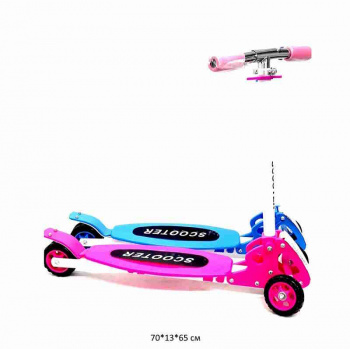 Самокат арт. 4104 Цвета микс 3-х колесный_ Самокат арт. 4104 Цвета микс 3-х колесный_