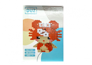 Конструктор арт. 7767-805 Микро Куколка в костюме краба 1580 дет. в кор.