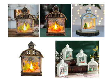 Фонарь Новогодний арт. 69081-502 В ассортименте 14 см свет (12 шт.) шоубокс Фонарь Новогодний арт. 69081-502 В ассортименте 14 см свет (12 шт.) шоубокс