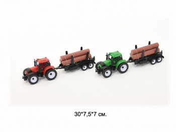 Трактор арт. 669-33 С прицепом инерц. в пак. 40*10*17 Трактор арт. 669-33 С прицепом инерц. в пак. 40*10*17