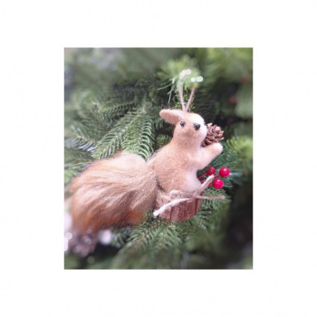 Игрушка-подвеска арт. 803002 Белка мех. на пеньке 13 см в пак. Игрушка-подвеска арт. 803002 Белка мех. на пеньке 13 см в пак.