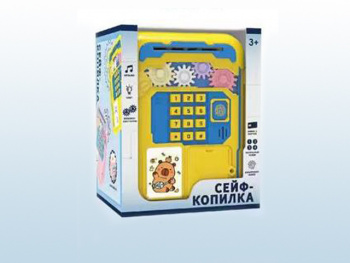 Сейф арт. 1638-6 Копилка Капибара шестеренки в кор.)