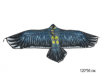 Воздушный змей арт. 149419 Орел синий в пак.