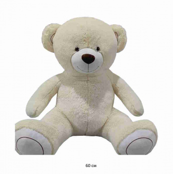 им Медведь арт. LY027-1 Бежевый сидит 60 см в пак._ им Медведь арт. LY027-1 Бежевый сидит 60 см в пак._