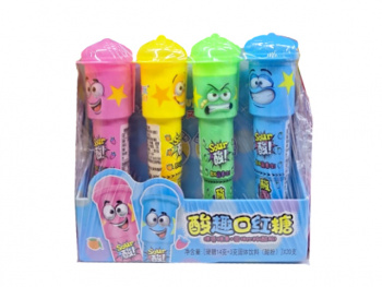 Конфета арт. 33843/33836 Кислая фруктовый вкус 20 шт. упаковка