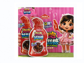 Конфета арт. 002889-2 Кола жидкая в пауче "бутылка" 13 г (2 шт.) в кор. 20 шт. упаковка*