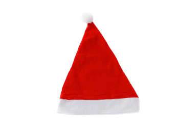 Колпак новогодний арт. 618106-502 Красный велюровый (12 шт.) упаковка