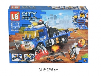 Конструктор арт. 587LB-C City полиция в кор.~ Конструктор арт. 587LB-C City полиция в кор.~