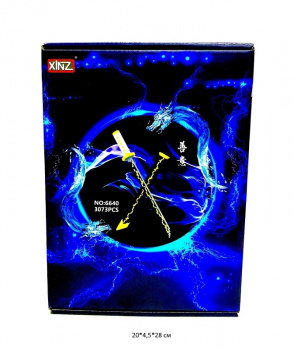 Конструктор арт. 6640 Микро Меч самурайский 3073 дет. в кор._