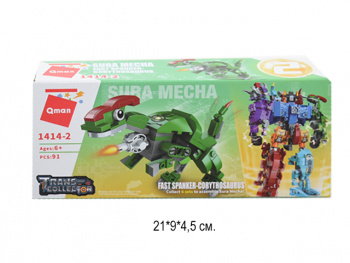 Конструктор арт. 1414-2" трансформер 6шт/шоубокс 21*9*4,5 Конструктор арт. 1414-2" трансформер 6шт/шоубокс 21*9*4,5