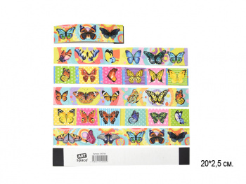 кв_Закладка-магнит для книг "ArtSpace" Бабочки, 25х200мм., арт. 243760 (1/10) 243760