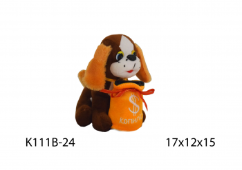 им Собака арт. 111B-24 Копилка муз. в пак.~ им Собака арт. 111B-24 Копилка муз. в пак.~