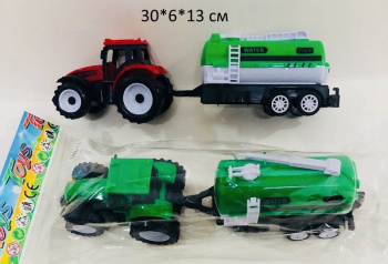 Трактор арт. 777-19 С бочкой инерц. в пак. 30*6*13