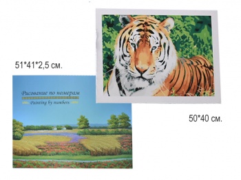 Картина арт. 181 Тигр рис по № (40*50) Картина арт. 181 Тигр рис по № (40*50)
