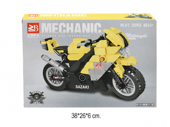 Конструктор арт. 312 Мотоцикл 265 дет._~/48 шт./