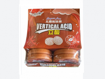 Конфета арт. 301129-5/ Кислая Кола без сахара в баночке 20 шт. в кор.