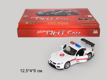 Модель металл. арт. 80132-12FFLXL/1" скорая,инерц, свет, звук (12шт) /шоубокс 47,5*27*5 /216шт//бл./ Модель металл. арт. 80132-12FFLXL/1" скорая,инерц, свет, звук (12шт) /шоубокс 47,5*27*5 /216шт//бл./