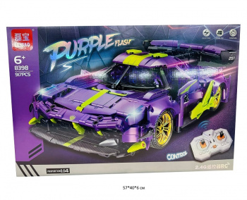 Конструктор арт. 8398 Автомобиль 917 дет. на р/у в кор.•~