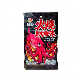 Соевое мясо арт. 470827 Пшеничный Острый кальмар 20 г 30 шт. упаковка,