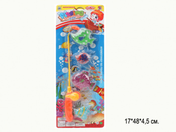 Рыбалка арт. 555-216A" Магнитная на листе 48*17*4,5