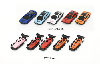 Набор машин арт. 2610 металл 10 шт. в пак.