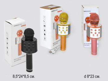 Микрофон музыкальный арт. 858WS В кор._ Микрофон музыкальный арт. 858WS В кор._
