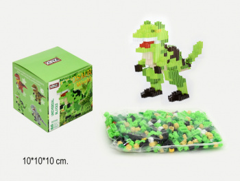 Конструктор арт. 8098/YC235-802 Микро Динозавр 504 дет. в кор._