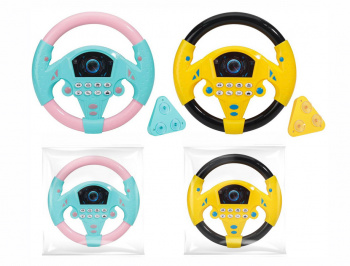 Руль арт. 7796-1" На батарейках в пакете 20*20*4 Руль арт. 7796-1" На батарейках в пакете 20*20*4