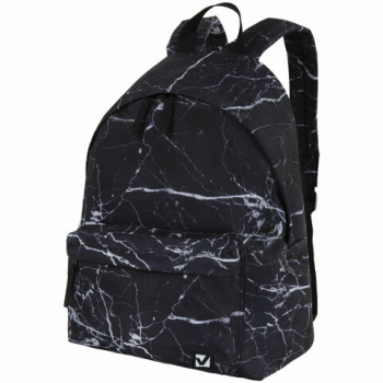Рюкзак BRAUBERG универсальный, сити-формат, "Black marble", 20 литров, 41х32х14 см, 270790 Рюкзак BRAUBERG универсальный, сити-формат, "Black marble", 20 литров, 41х32х14 см, 270790